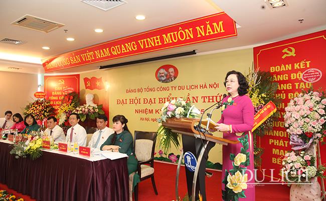 Ủy viên TW Đảng, Phó Bí thư thường trực Thành ủy Hà Nội Ngô Thị Thanh Hằng phát biểu chỉ đạo
